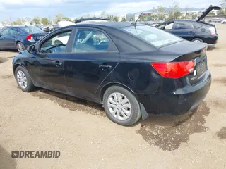 2011 Kia Forte LX with VIN KNAFT4A29B5447891, listed as a IAAI auction lot 42066343 with 166,773 mi miles. Bid and sale history available at carsss.com. Image 3.