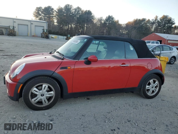 2006 MINI Convertible with VIN WMWRF335X6TG14530, listed as a Copart auction lot 87468504 with 93,875 mi miles and Clean title. Bid and sale history available at DreamBid. Image 1.