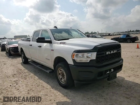 2021 Ram 2500 Tradesman with VIN 3C6UR4HJ6MG501060, listed as a Copart auction lot 54185045 with 42,719 mi miles and Salvage title. Bid and sale history available at DreamBid. Image 13.