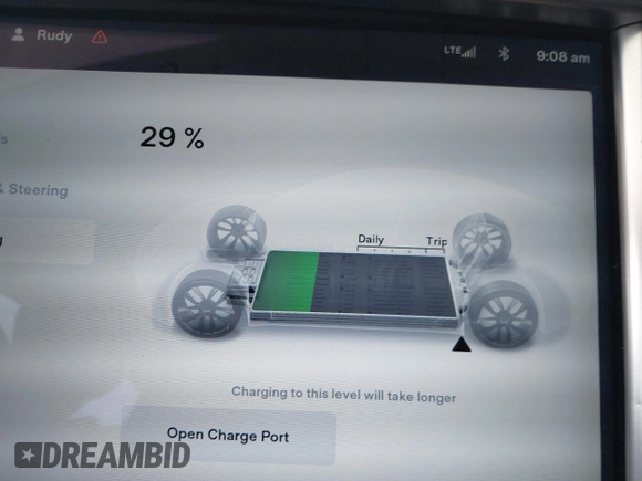 2013 Tesla Model S with VIN 5YJSA1CN1DFP07344, listed as a IAAI auction lot 42746574 with 181,538 mi miles and . Bid and sale history available at DreamBid. Image 17.