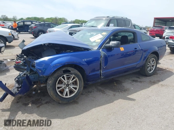 2005 Ford Mustang Deluxe with VIN 1ZVFT80N355159517, listed as a IAAI auction lot 42064180 with Not provided miles and . Bid and sale history available at DreamBid. Image 2.