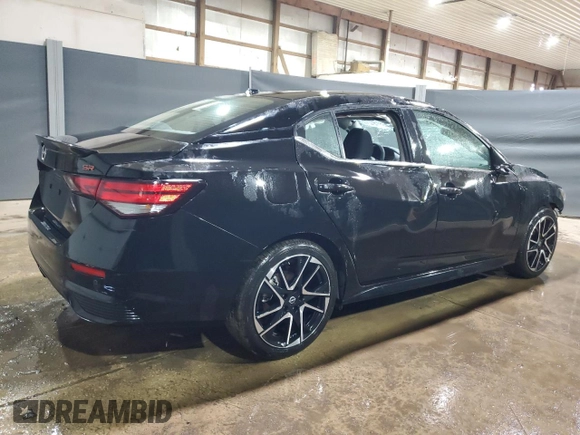 2025 Nissan Sentra SR z VIN 3N1AB8DV2SY267851, wystawiony jako Copart lot #59961715 z przebiegiem 9 955 mil mil oraz Nie do naprawy • Non repairable. Historia ofert i sprzedaży dostępna na DreamBid. Obrazek 3.
