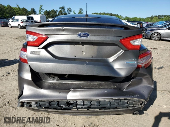 2014 Ford Fusion SE with VIN 3FA6P0HD1ER126703, listed as a Copart auction lot 53793925 with 166,038 mi miles and Salvage Title. Bid and sale history available at DreamBid. Image 6.