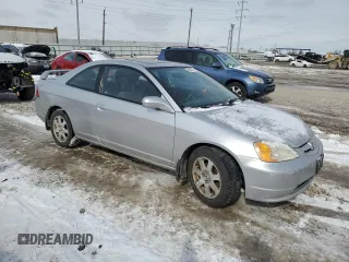 2003 Honda Civic EX with VIN 1HGEM21953L067345, listed as a Copart auction lot 43587705 with Not Provided miles and Salvage Title. Bid and sale history available at DreamBid. Image 4.