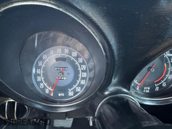 1972 Chevrolet Corvette with VIN 1Z37K2S517284, listed as a Copart auction lot 66354725 with 87,428 mi miles and Clean title. Bid and sale history available at DreamBid. Image 8.