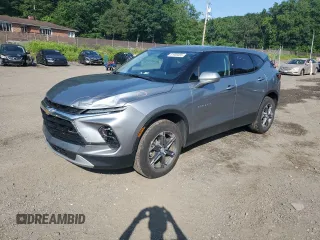 2024 Chevrolet Blazer LT with VIN 3GNKBCR45RS196086, listed as a Copart auction lot 61906455 with 32,564 mi miles and Salvage title. Bid and sale history available at DreamBid. Image 1.