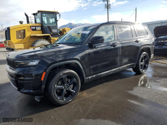 2023 Jeep Grand Cherokee L Laredo with VIN 1C4RJJAG3P8835379, listed as a Copart auction lot 49735895 with 44,423 mi miles and Non Repairable. Bid and sale history available at carsss.com. Image 1.