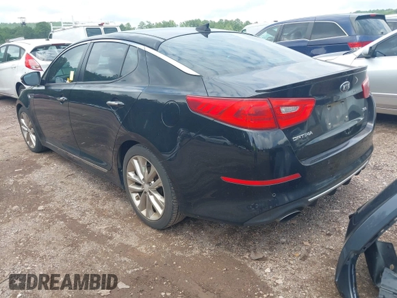 2014 Kia Optima SX Turbo with VIN 5XXGR4A67EG344929, listed as a IAAI auction lot 42638108 with 139,373 mi miles and . Bid and sale history available at DreamBid. Image 3.