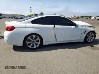 2015 BMW M4 with VIN WBS3R9C52FK333854, listed as a Copart auction lot 55025564 with 0 mi miles and Salvage Title. Bid and sale history available at carsss.com. Image 3.