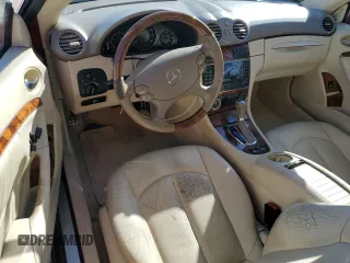 2009 Mercedes-Benz CLK 350 with VIN WDBTK56F09T106832, listed as a Copart auction lot 80189174 with 152,662 mi miles and Salvage Title. Bid and sale history available at DreamBid. Image 8.