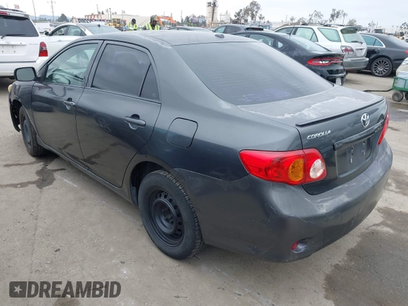 2009 Toyota Corolla with VIN 1NXBU40E49Z165082, listed as a IAAI auction lot 41881134 with 261,282 mi miles. Bid and sale history available at carsss.com. Image 3.