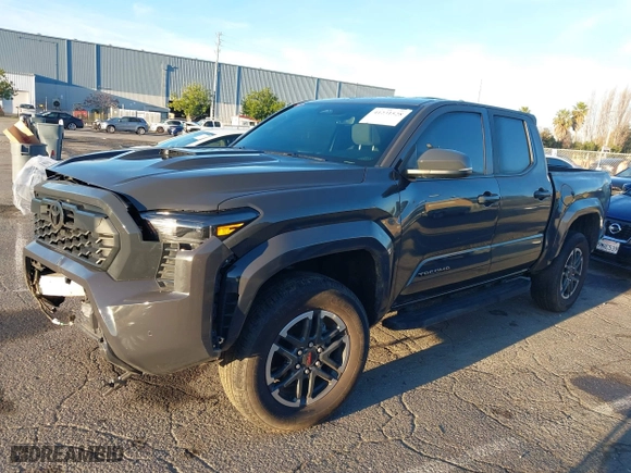 2024 Toyota Tacoma 4WD SR5 with VIN 3TMLB5JN3RM046513, listed as a IAAI auction lot 41231528 with 7,091 mi miles. Bid and sale history available at carsss.com. Image 2.