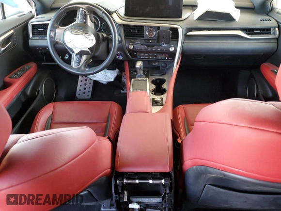 2020 Lexus RX 450h F Sport Performance z VIN 2T2YGMDA9LC044397, wystawiony jako Copart lot #60571545 z przebiegiem 43 856 mil mil oraz Szkoda całkowita • Salvage title. Historia ofert i sprzedaży dostępna na DreamBid. Obrazek 8.