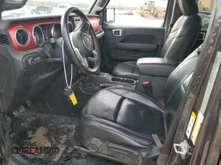 2018 Jeep Wrangler Unlimited Rubicon with VIN 1C4HJXFG7JW167144, listed as a Copart auction lot 48066285 with 132,399 mi miles and Salvage title. Bid and sale history available at DreamBid. Image 7.