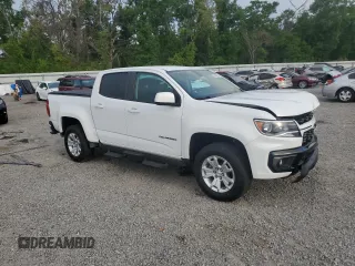 2022 Chevrolet Colorado 2WD LT with VIN 1GCGSCEA7N1153522, listed as a Copart auction lot 51388125 with 33,572 mi miles and Salvage title. Bid and sale history available at DreamBid. Image 4.