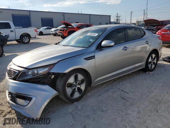 2013 Kia Optima Hybrid EX with VIN KNAGM4AD5D5044688, listed as a Copart auction lot 70068464 with 125,338 mi miles and Salvage Title. Bid and sale history available at carsss.com. Image 1.