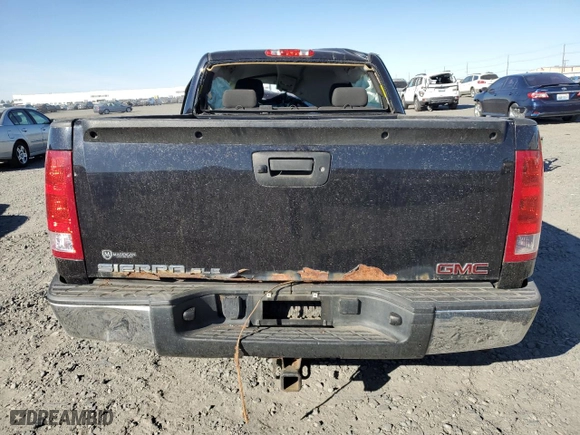 2013 GMC Sierra 1500 SLE with VIN 1GTR2VEA1DZ295370, listed as a Copart auction lot 73799334 with 0 mi miles and Salvage Title. Bid and sale history available at carsss.com. Image 6.