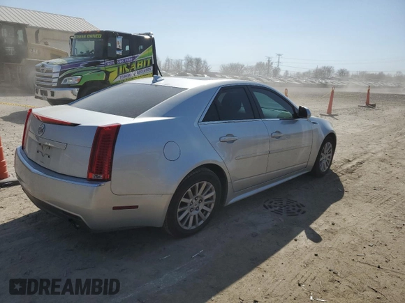 2010 Cadillac CTS Luxury with VIN 1G6DE5EG4A0132771, listed as a Copart auction lot 48871435 with 122,093 mi miles and Salvage Title. Bid and sale history available at carsss.com. Image 3.