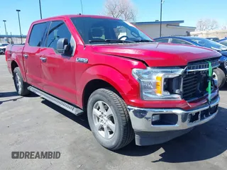 2018 Ford F-150 XL with VIN 1FTEW1CGXJKE00575, listed as a IAAI auction lot 41827249 with 138,019 mi miles. Bid and sale history available at carsss.com. Image 1.