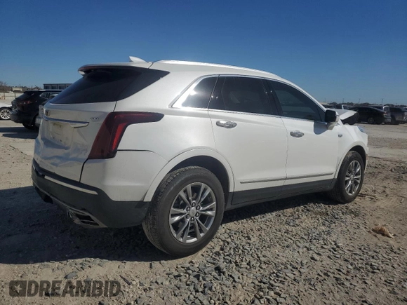 2021 Cadillac XT5 FWD Premium Luxury with VIN 1GYKNCRSXMZ135949, listed as a Copart auction lot 47752805 with 99,838 mi miles and Salvage Title. Bid and sale history available at carsss.com. Image 3.