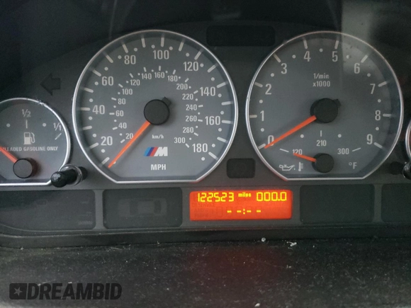 2003 BMW 3 Series M3 with VIN WBSBR93403PK04433, listed as a Copart auction lot 84799204 with 122,523 mi miles and Clean Title. Bid and sale history available at carsss.com. Image 9.