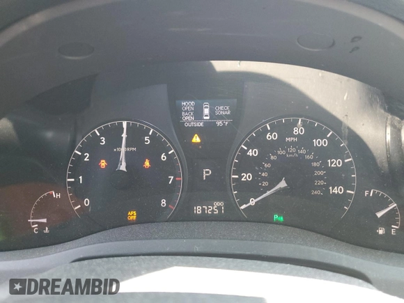 2011 Lexus RX 350 with VIN 2T2ZK1BA4BC059215, listed as a Copart auction lot 64992495 with 187,251 mi miles and Salvage title. Bid and sale history available at DreamBid. Image 9.