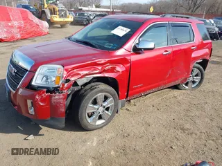 2015 GMC Terrain SLT with VIN 2GKFLXEK2F6392763, listed as a IAAI auction lot 41785630 with 190,080 mi miles and . Bid and sale history available at carsss.com. Image 2.