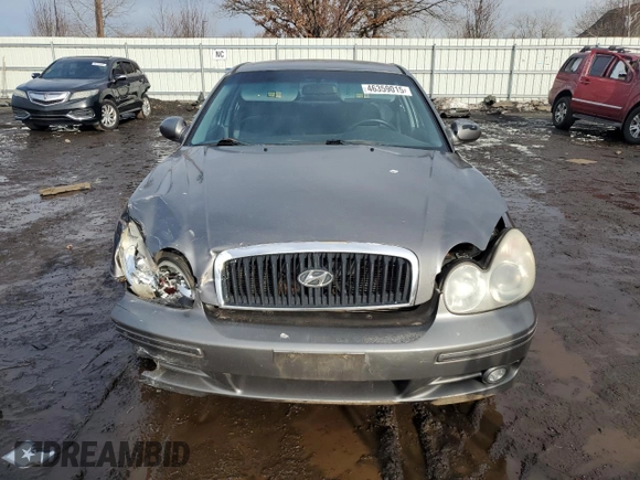 2002 Hyundai Sonata with VIN KMHWF25H52A617339, listed as a Copart auction lot 46359015 with 135,828 mi miles and Salvage Title. Bid and sale history available at carsss.com. Image 5.