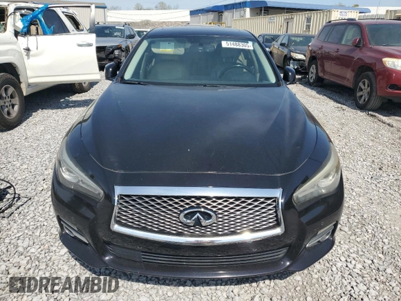 2014 Infiniti Q50 Sport with VIN JN1BV7AP5EM676333, listed as a Copart auction lot 51488305 with 229,972 mi miles and Clean Title. Bid and sale history available at DreamBid. Image 5.
