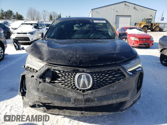 2023 Acura RDX w/A-Spec Package with VIN 5J8TC2H63PL803369, listed as a Copart auction lot 44546515 with 32,553 mi miles and Salvage title. Bid and sale history available at DreamBid. Image 5.