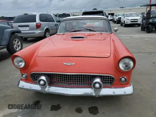 1956 Ford Thunderbird with VIN P6GH329799, listed as a Copart auction lot 74238794 with 75,811 mi miles and Salvage Title. Bid and sale history available at DreamBid. Image 5.