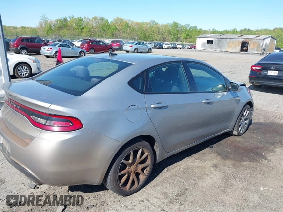 2014 Dodge Dart SXT with VIN 1C3CDFBB9ED723921, listed as a IAAI auction lot 42049803 with 139,266 mi miles. Bid and sale history available at carsss.com. Image 4.