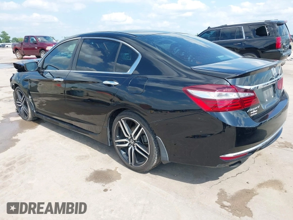 2016 Honda Accord Sport with VIN 1HGCR2F59GA060740, listed as a IAAI auction lot 42200371 with 140,679 mi miles and . Bid and sale history available at DreamBid. Image 3.