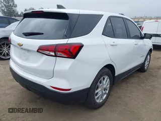 2023 Chevrolet Equinox LS with VIN 3GNAXHEG6PL202897, listed as a IAAI auction lot 42433147 with 14,973 mi miles and . Bid and sale history available at DreamBid. Image 4.