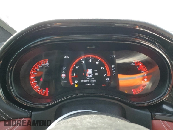2023 Dodge Durango SRT Hellcat Premium z VIN 1C4SDJH95PC689550, wystawiony jako Copart lot #49272075 z przebiegiem 34 391 mil mil oraz Szkoda całkowita • Salvage title. Historia ofert i sprzedaży dostępna na DreamBid. Obrazek 9.