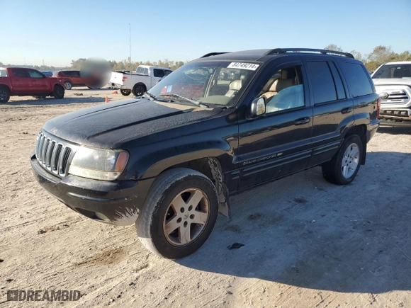 2002 Jeep Grand Cherokee Limited with VIN 1J8GW58SX2C286904, listed as a Copart auction lot 84749214 with 0 mi miles and Clean Title. Bid and sale history available at carsss.com. Image 1.