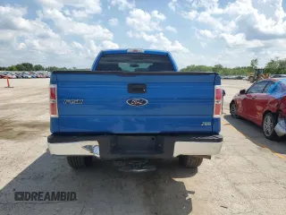 2010 Ford F-150 XL with VIN 1FTFX1EV3AKE20275, listed as a Copart auction lot 61480585 with 76,806 mi miles and Salvage title. Bid and sale history available at DreamBid. Image 6.