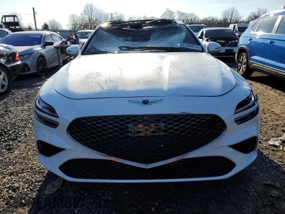 2023 Genesis G70 3.3T with VIN KMTG54TE4PU124582, listed as a Copart auction lot 82248474 with 16,644 mi miles and Salvage Title. Bid and sale history available at DreamBid. Image 5.