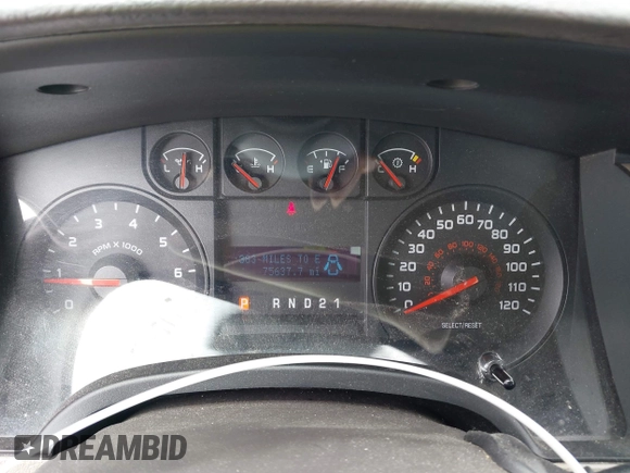 2009 Ford F-150 XL z VIN 1FTRF12W59KA76781, wystawiony jako IAAI lot #42420565 z przebiegiem 75 637 mil mil oraz . Historia ofert i sprzedaży dostępna na DreamBid. Obrazek 7.