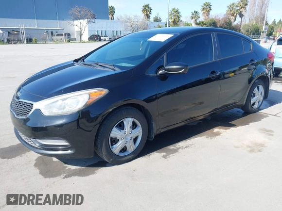 2014 Kia Forte LX with VIN KNAFK4A60E5245046, listed as a IAAI auction lot 41775035 with 203,001 mi miles. Bid and sale history available at carsss.com. Image 18.