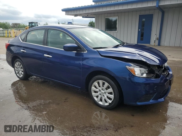 2017 Nissan Sentra S with VIN 3N1AB7APXHY328727, listed as a Copart auction lot 60893635 with 69,822 mi miles and Salvage title. Bid and sale history available at DreamBid. Image 4.