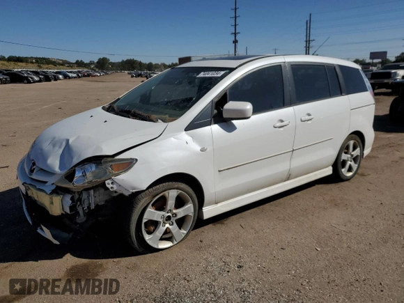 2007 Mazda 5 Sport with VIN JM1CR293670134081, listed as a Copart auction lot 74041034 with 127,899 mi miles and Clean Title. Bid and sale history available at DreamBid. Image 1.