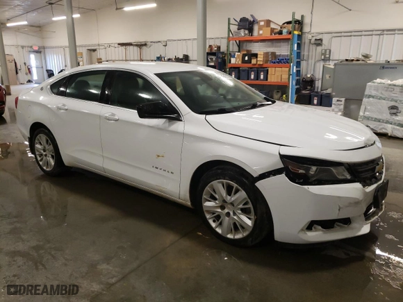 2018 Chevrolet Impala LS with VIN 2G11Z5S35J9101713, listed as a Copart auction lot 74545364 with 0 mi miles and Salvage Title. Bid and sale history available at carsss.com. Image 4.