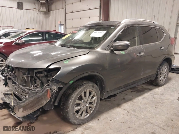 2019 Nissan Rogue SV with VIN JN8AT2MV2KW372103, listed as a IAAI auction lot 41636203 with 38,999 mi miles. Bid and sale history available at carsss.com. Image 18.