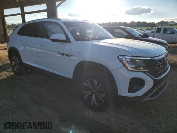 2024 Volkswagen Atlas SE with VIN 1V2DE2CAXRC210618, listed as a Copart auction lot 79875604 with 19,613 mi miles and Salvage title. Bid and sale history available at DreamBid. Image 4.
