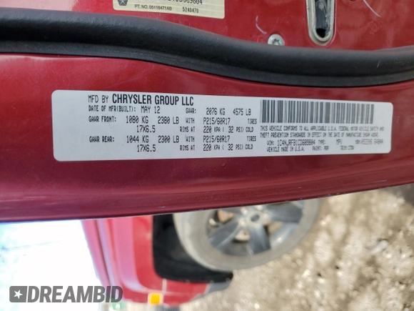 2012 Jeep Patriot Latitude with VIN 1C4NJRFB1CD689804, listed as a Copart auction lot 47253525 with 82,750 mi miles and Salvage Title. Bid and sale history available at carsss.com. Image 13.