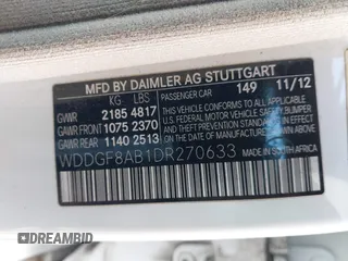 2013 Mercedes-Benz C 300 Sport z VIN WDDGF8AB1DR270633, wystawiony jako IAAI lot #41327883 z przebiegiem 151 021 mil mil oraz . Historia ofert i sprzedaży dostępna na DreamBid. Obrazek 9.