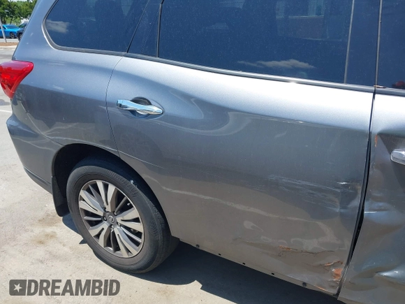 2018 Nissan Pathfinder S with VIN 5N1DR2MM6JC620315, listed as a IAAI auction lot 42225525 with 102,413 mi miles and . Bid and sale history available at DreamBid. Image 18.