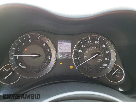 2011 Infiniti M37 with VIN JN1BY1AP0BM326172, listed as a Copart auction lot 86493184 with 175,156 mi miles and Salvage Title. Bid and sale history available at carsss.com. Image 9.