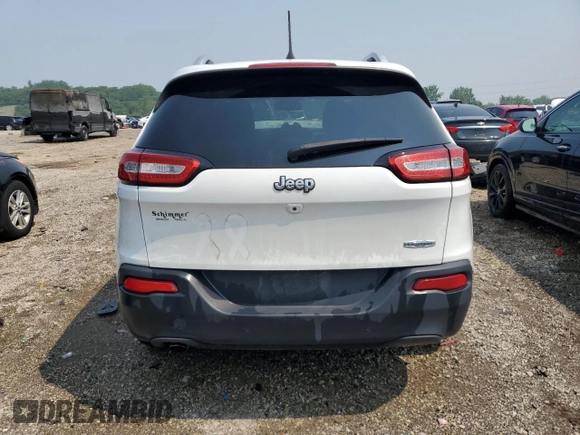 2017 Jeep Cherokee Latitude with VIN 1C4PJLCBXHW534318, listed as a Copart auction lot 59380155 with 101,051 mi miles and Salvage title. Bid and sale history available at DreamBid. Image 6.